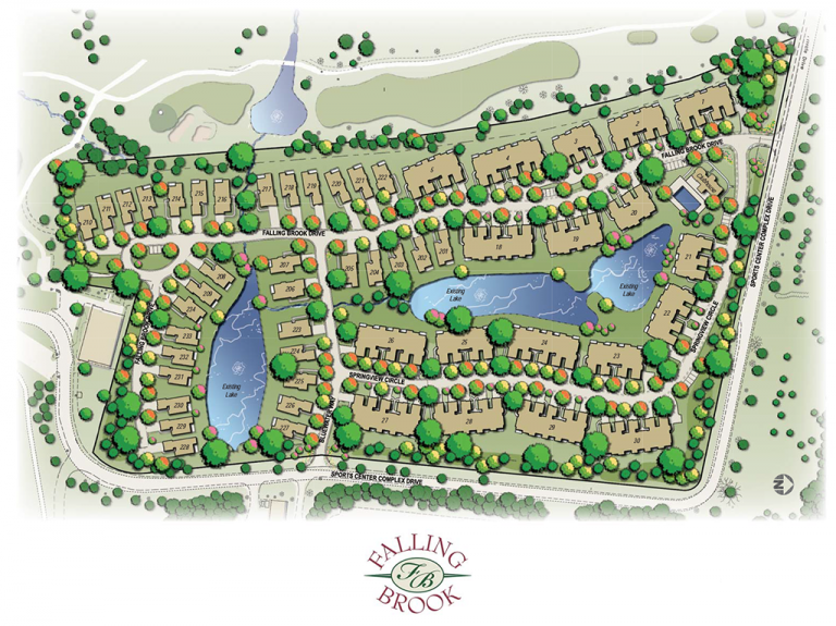 Falling Brook Community Map Hal Homes
